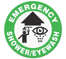 Eye Wash and Safety Shower w/ Graphic