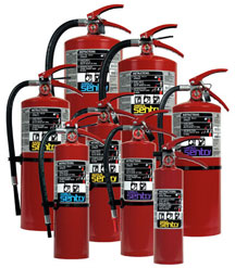 Ansul Sentry Purple-K fire extinguishers