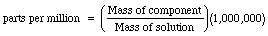 ppm calculation
