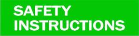 Safety Instructions header