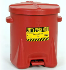 Eagle oily waste disposal can