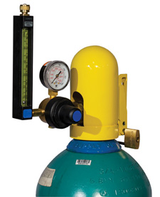 gas cylinder lockout device