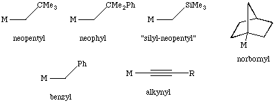 Alkyls without beta hydrogens